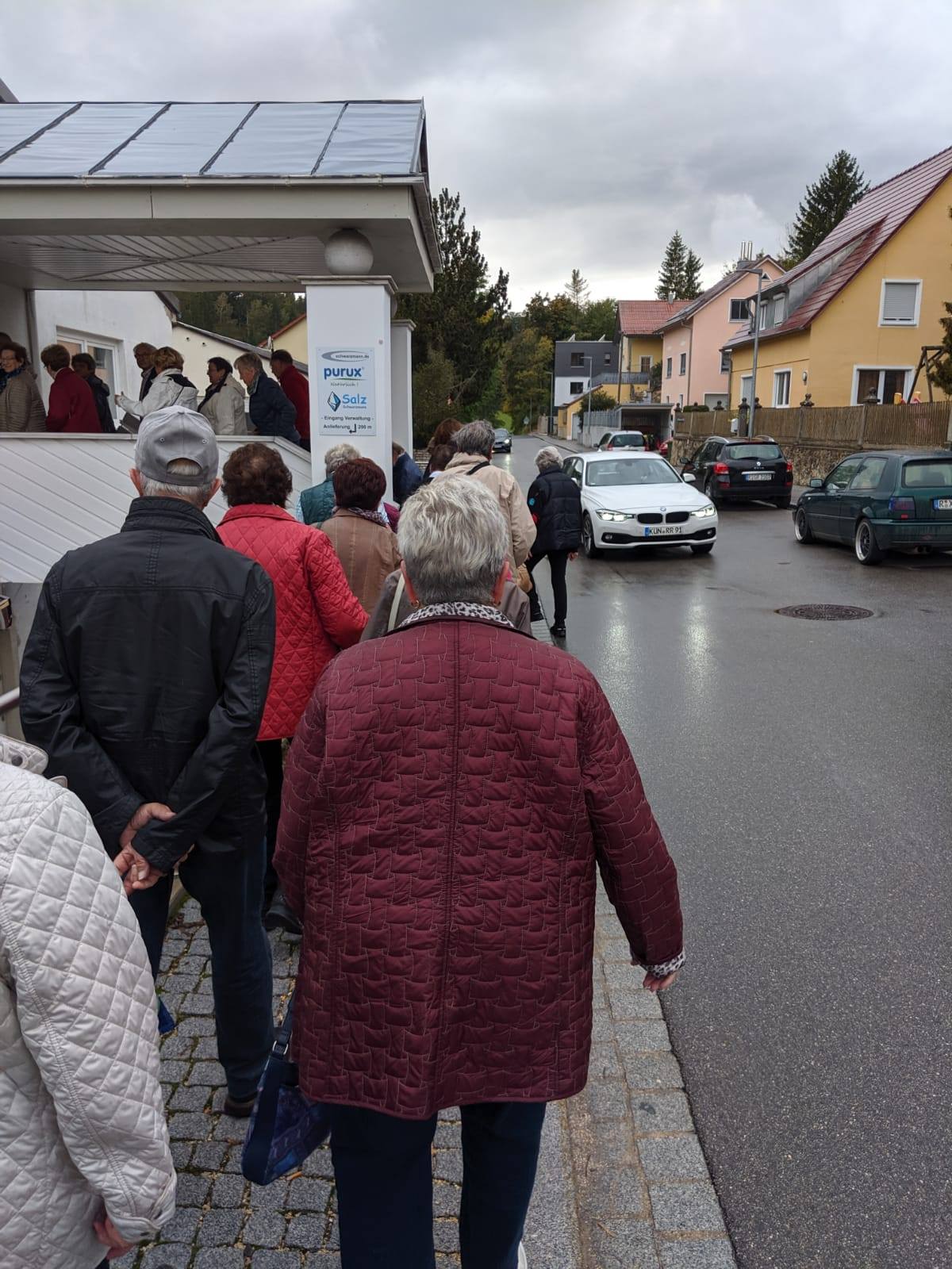 Seniorenclub Laaber Betriebsführung Ankunft