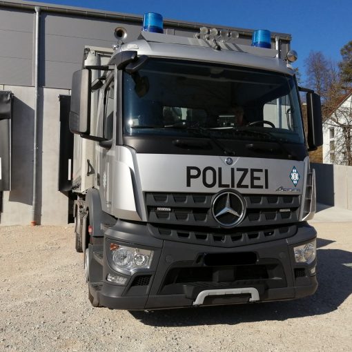 Abholung Wasserstoffperoxid von der Polizei