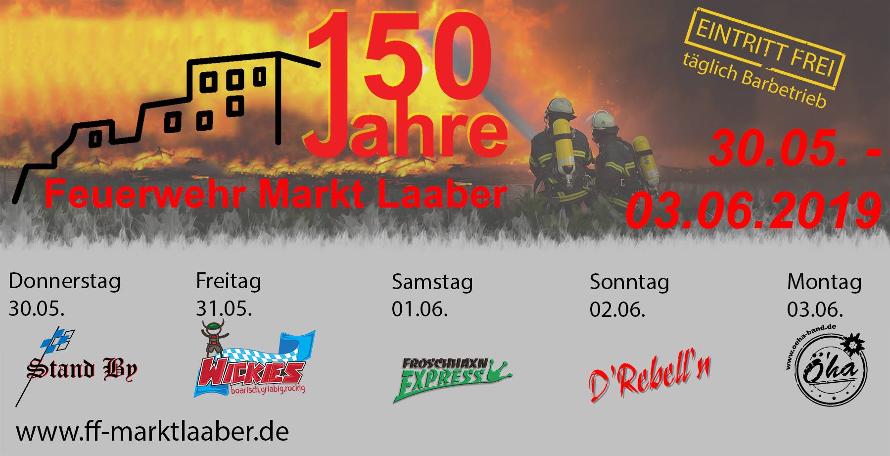 Flyer Feuerwehrfest